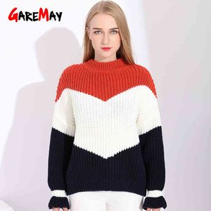 Oversized Sweater Women s And Pullovers Fashion Knitting Thick s For Coarse Knitted Outwear 210428