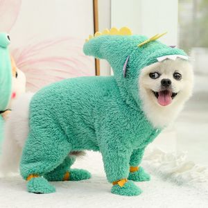 All-inclusive feet warm autumn and winter pet dog cat clothes four-legged clothing supplies DHL FREE