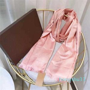 womens silk scarf gold wire fashion Unisex Man Women 4 Season Pashmina Letter Scarves Size 180x90cm With box option