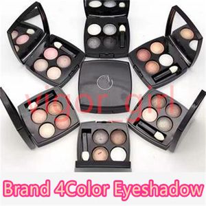 Luxury Brand Makeup Eye shadow 4 Colors With Brush 6 Style Matte Eyeshadow shadows palette and top quality fast ship