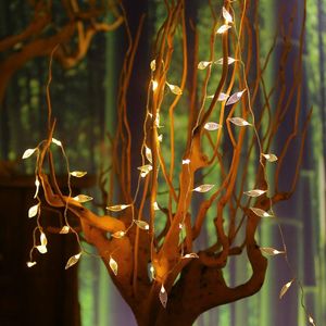Dizeler Btgeuse LED String Işık Sıcak Beyaz Çelenk Peri Işıkları 3M 2m Yaprak Christams Düğün Odası Bahçe Dekorasyonu