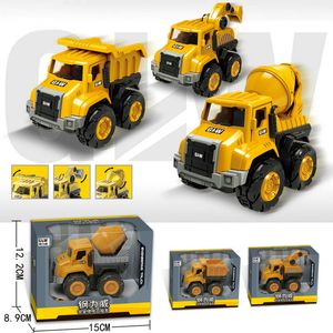 New Alloy Engineering Truck for Boys Xmas Birthday Gifts Excavator Vehicle Kids Cars Carro Juguetes Educational Toys in Colorbox C0331
