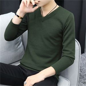 Long-sleeved t-shirt male autumn and winter fashion Korean version of the clothes tide brand men 210420