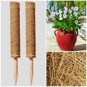 Other Garden Supplies Coconut Wire Climbing Pole Palm Stick Pile Frame Plant Support Coir Moss For Plants