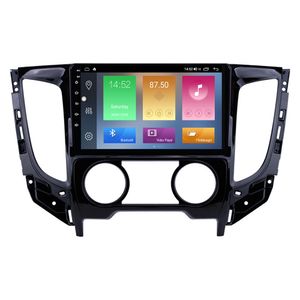 Android 10 Car dvd Radio Player HD Touchscreen Sistema di navigazione GPS per Mitsubishi TRITON2015 (MT) Climatizzatore manuale