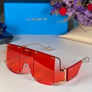 FENTY FT100103 نظارة شمسية أصلية عالية الجودة مصممة للرجال ، نظارات ذات علامة تجارية فاخرة وعصرية مشهورة بتصميم عصري للنساء مع صندوق