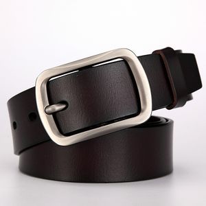 Män designers bälten kvinnor midjeband ceinture mässing spänne äkta läder klassisk designer bälte bredd 2,0 cm3,0 cm 3,4 cm längd 90-120 cm med låda