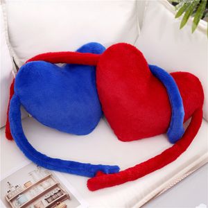 Gränsöverskridande enkla älskare cuddle pillow plysch leksak valentins dag kärlek palm kudde för flickvänner gåva