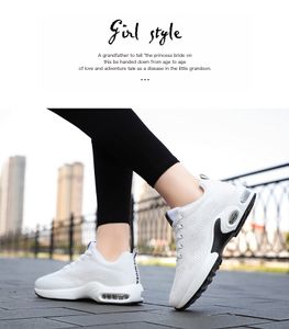 Damskor Höst 2021 Ny Andningsbar Soft-Soled Running Skor Koreanska Casual Air Kudde Sportskor Kvinnor PM102