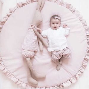 Cotton Childrens Mat Toys Baby Play Carpet on the Floor Girls CrawlingMats Nursery Children's Room Playmat Drop Center 210724