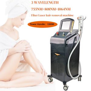 Diode Hair Removal Laser 755 1064 speed 810nm wavelength Vertical Ice Device