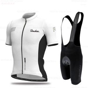 Racing Sets Raudax 2022 Cycling Bicycle Uniform Summer Jersey Set Road Bike Clothes MTB Wear Breathable Cycl Clothing