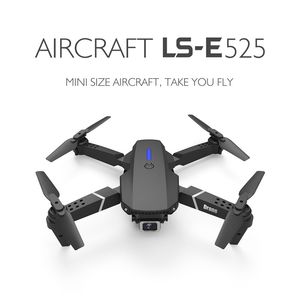 LS-E525 Drone 4 K HD Çift-Lens Remotecontrol Mini Drones Wifi 1080 P Gerçek Zamanlı Şanzıman FPV Çift Kameralar Katlanabilir RC Quadcopter Oyuncaklar Akıllı İHA