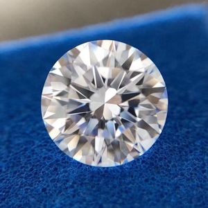 Bracciale in pietra per gioielli con diamanti da laboratorio con taglio brillante rotondo in moissanite sciolto di colore 9 mm D. Materiale fai da te