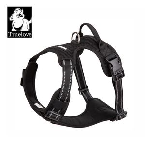 Truelave Pet Harness Nylon Reflexivo Confortável e Respirável Explosão Prova Pequena Médio Grande Acampar Ao Ar Livre HP5652 210729