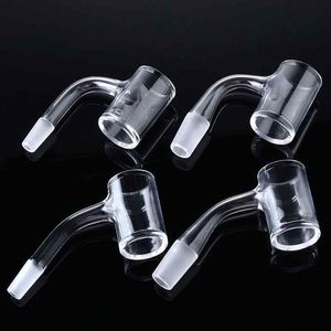 Banger Clear Quartzs Seveled Terp Slurper Edge New New Glass Bubbler Carb 10 мм 14 мм мужского сустава Полностью сварная шва для бесшовного кварца Bangers US Grade Weld FWQB 01 02