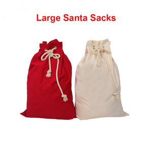 Большой Santa Sack Candy Drawstring Sacks Christmas Eave Apple Bags Party Party Bag Новый год Home Décor 2022