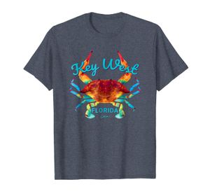 JCHIBS: Key West, FL, T-shirt azul do caranguejo