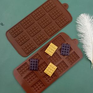 Formy do pieczenia Kreatywny Wafel Silikonowy Chocolate Chip Formy Cukier Mold DIY Czekoladki Formy GCB14597