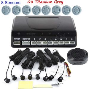 Telecamere per retromarcia per auto Sensori di parcheggio 12V Reverse Backup Sensore radar Sistema cicalino 8 44 colori tra cui scegliere Auto Sound Alert Automotive