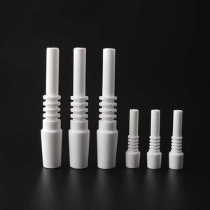 10 mm 14 mm keramisk spik Rökspets Matklassad hane Mini Ersättningstips för NC-kit Glas vattenbongar Dab Riggar Pipes