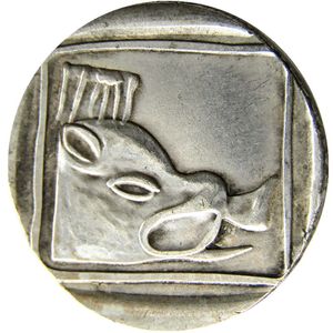 G (41) Grécia antiga prata banhada a cópia cópia cópia Metal Dies de fabricação de fábrica