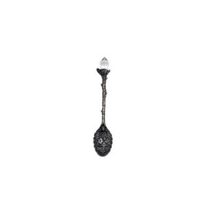 Wholesale tea desserts for sale - Group buy Crystal Retro Spoon Pattern Metal Coffee Tea Mixing Spoon Fruit Dessert Cake Cream Spoons Flatware Tableware Colors