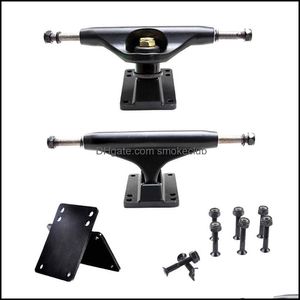 Skateboarding Åtgärd Sport Utomhus Inches Easy Install Packning Outdoor Oberoende Bridge Aluminiumlegering Minska Dra Double Rocker Shobp