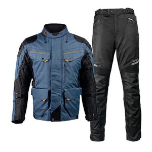 Motosiklet Ceketleri toptan satış-Motosiklet Giyim Artı Boyutu Su Geçirmez Nefes Motosiklet Takım Elbise Oxford Bez Ceket Pantolon CE Sertifikalı Motocross Touring