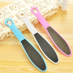 Double Side Durable Foot File Rasp Heel Grater Household Sundries Hard Dead Skin Callus Remover Plastic Pedicure Files Feet Graters Care Tool TR0078