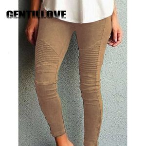 Winter Spring Women Pants Casual Jeans Stretch Skinny Pencil Female Pants Slim High Waist Fashion Solid Color Girl Trousers Q0801