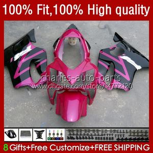 Honda CBR 600 F4I FS CC F4 I 600F4I CBR600 F4I 04 05 06 07 55NO.61 CBR600F4I 600CC 2004 2005 2006 2007 CBR600FS 04-07 OEM Vücut Kiti Gül Siyah