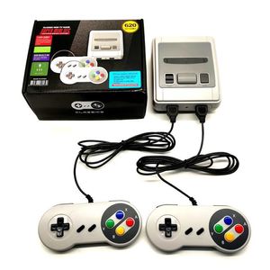 Super Mini SFC-620 Retao Classic TV Video Game Player Apoio Duplas Jogadores Jogos Handheld Jogos Console Cabo AV para FC NES Kids Present