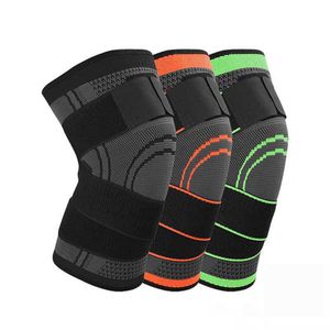 1Pair män kvinnor sport knä stöd kompression ärmar gemensamma smärta artrit lättnad löpande fitness elastiska wrap brace knäskydd q0913