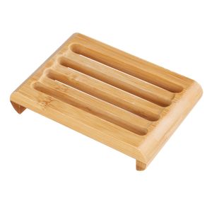 Creative Natural Bamboo Hand Soap Dish Rack Box