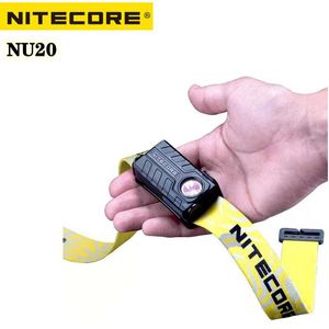 Wholesale nitecore headlamps for sale - Group buy Headlamps NITECORE NU20 Headlight Lumens Hard Light USB Rechargeable Built in Li ion Battery Protable Lightweight
