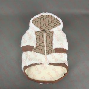 Moda Splice Pet Coat Kurtka Lamb Wełna Płaszcze Dog Odzież Dorywczo Teddy Schnauzer Bulldog Dogs Odzież