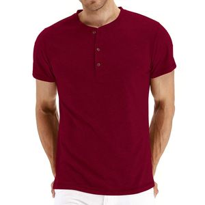 O-Neck T-Shirt Männer Stretch Solid Color Fitness Sports Atmungsaktives und schnell trocknendes T-Shirt Slim Hemden Männliche Freizeit-T-Shirt-Kleidung