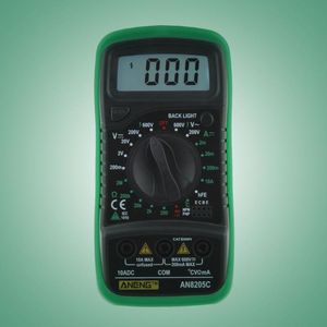 Multimeters AN8205C Professional Digital Multimeter Voltmeter Ammeter Ohm Tester Thermometry