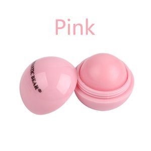 Brand New Fashion Round Ball Natural Organic Embellish Lip Balm Lips Care 6 color fruit flavour lipgloss gloss lipstick