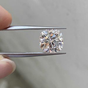 Meisidian D VVS 8x8 쿠션 오래 된 광산 컷 골동품 화이트 루스 보석 Moissanite 다이아몬드 반지 H1015