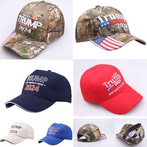 Donald Trumps 2024 Baseball Caps Hats Making America Great USA President Val Cap justerbar utomhussport Trump Hat för män