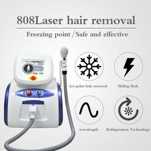 Home use 808nm diode machine facial body leg permanent diode laser sapphire painless 808 hair removal beauty equipment