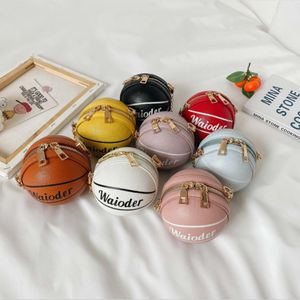 8 Colors Basketball Coin Purse Zipper Kids Accessories Bags Purse kids Sling Money Card fashionable One Shoulder Bag