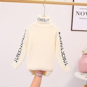 Jungen Pullover Kinder Winter Kleidung Kinder Mode Gestrickte Kleidung Mädchen Shirts Hohe Qualität Infant Kostüm Warme 211201