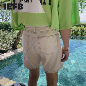 IEFB Summer Casual Shorts Men's Trendy Basic Korean Streetwear Fashion Loose Men's Clothing All-match Bottoms 9Y7205 210524