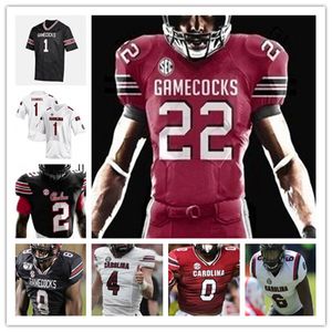 Ncaa College South Carolina Games Camisa de futebol Luke Doty Zeb Noland Zaquandre White Josh Vann Jaylan Foster Brad Johnson Jaheim Bell