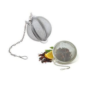 Wholesale stainless coffee filter for sale - Group buy Tea Infusers cm Stainless Steel Tea Pot Infuser Sphere Locking Spice Tea Ball Strainer Mesh Infuser Coffee Filter sea shipping ZZD8476