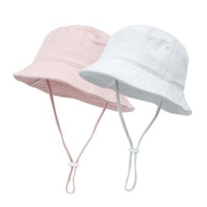 Baby Sonnenhut Sommer Strand Batik Sonnenschutz Mädchen Jungen Hüte Kleinkind Kinder Kinder Bucket Cap mit verstellbarem Kinnriemen LLA656