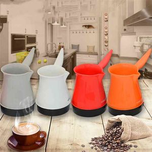 Colorful Mini Coffee Machine Turkey Maker Portable Electrical Pot Moka Tea Tools Percolators 210423